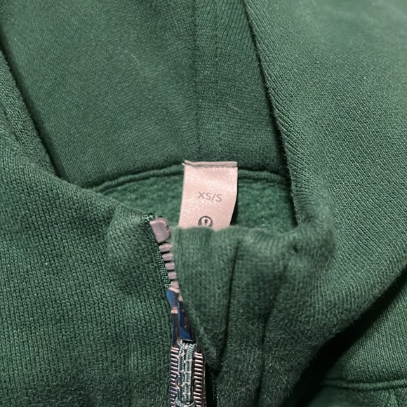 lululemon oversized half zip hoodie emerald green - Picture 3 of 3
